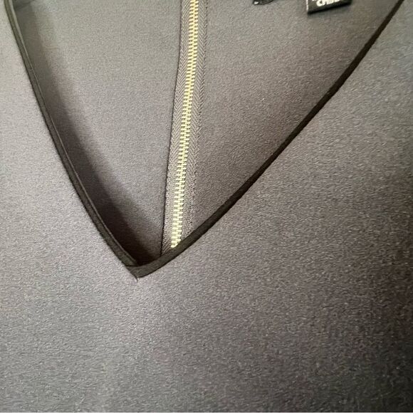 Sharagano dark, gray, bell sleeve dress 🖤EUC 🖤 Size 6 - Picture 7 of 7